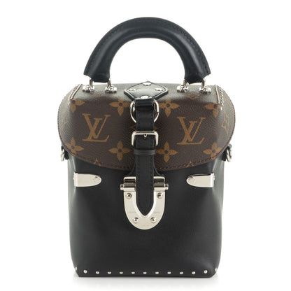 Louis Vuitton Calfskin Monogram Camera Box Black 1 of 7