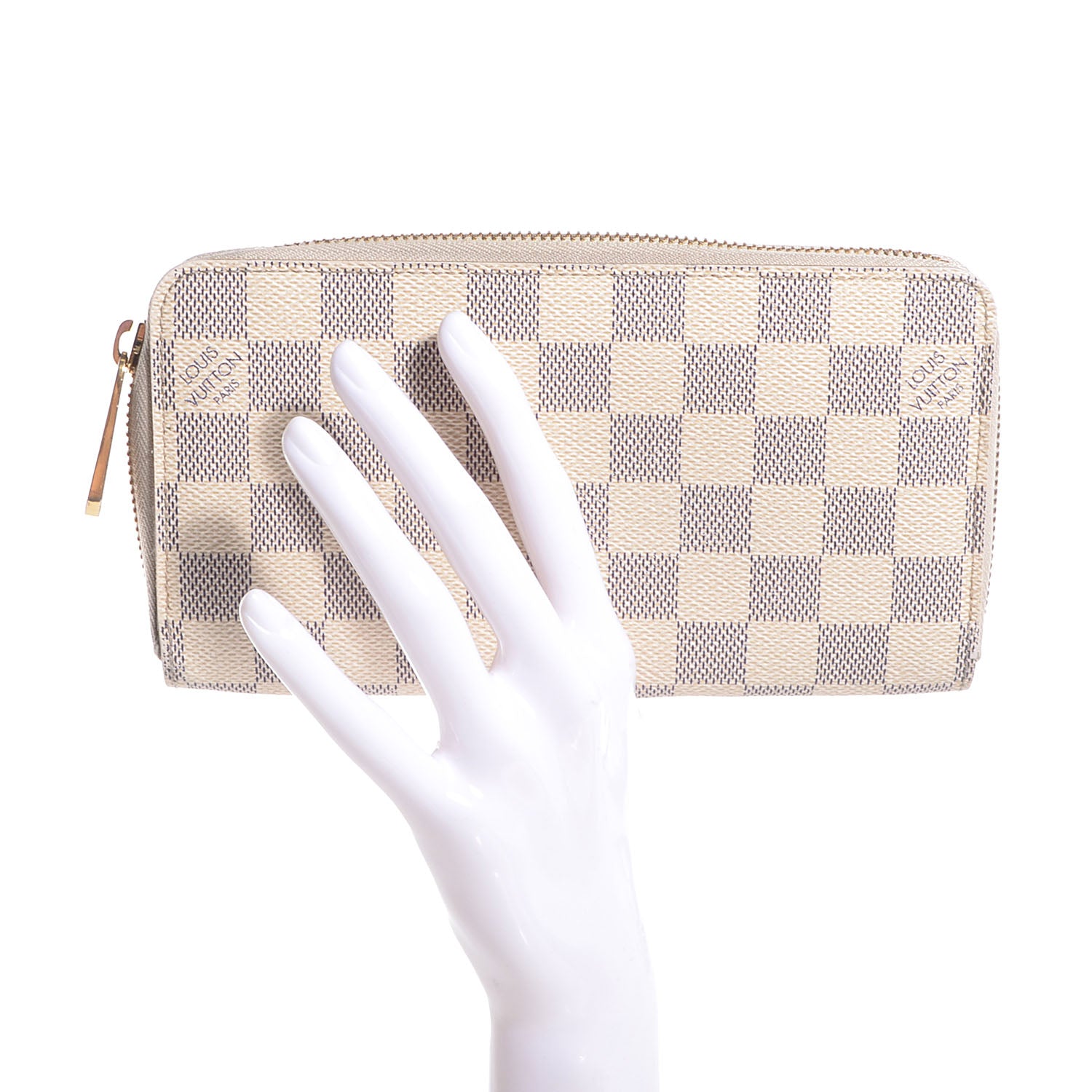 Louis Vuitton Damier Azur Zippy Wallet 2 of 7