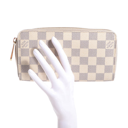 Louis Vuitton Damier Azur Zippy Wallet 2 of 7