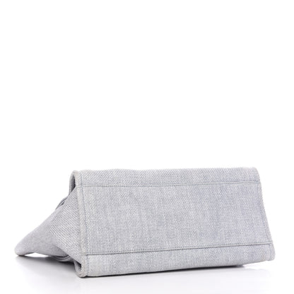 Chanel Canvas Medium Deauville Tote Denim Blue 4 of 13