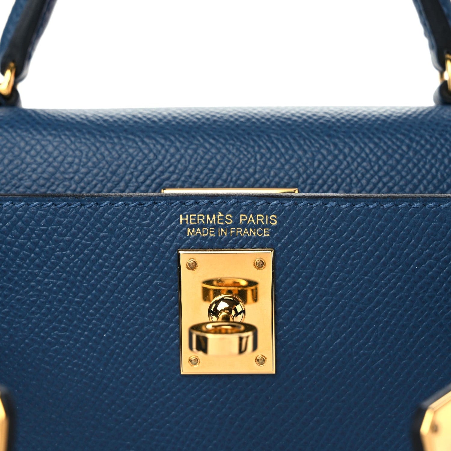 Hermes Epsom Mini Kelly Sellier 20 Deep Blue 9 of 11