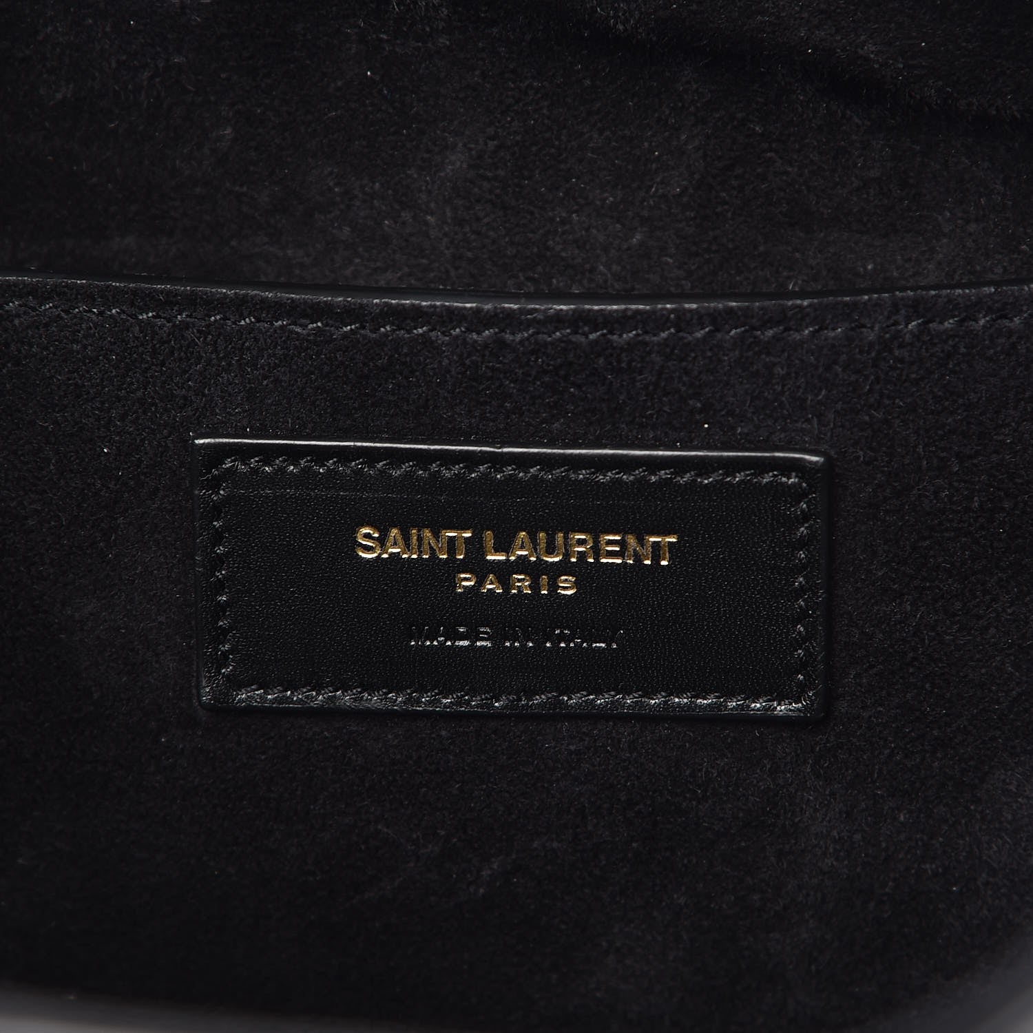 Saint Laurent Calfskin Medium Emmanuelle Bucket Bag Black 7 of 7