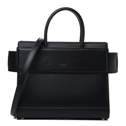 Givenchy Smooth Calfskin Small Horizon Satchel Black 1 of 5