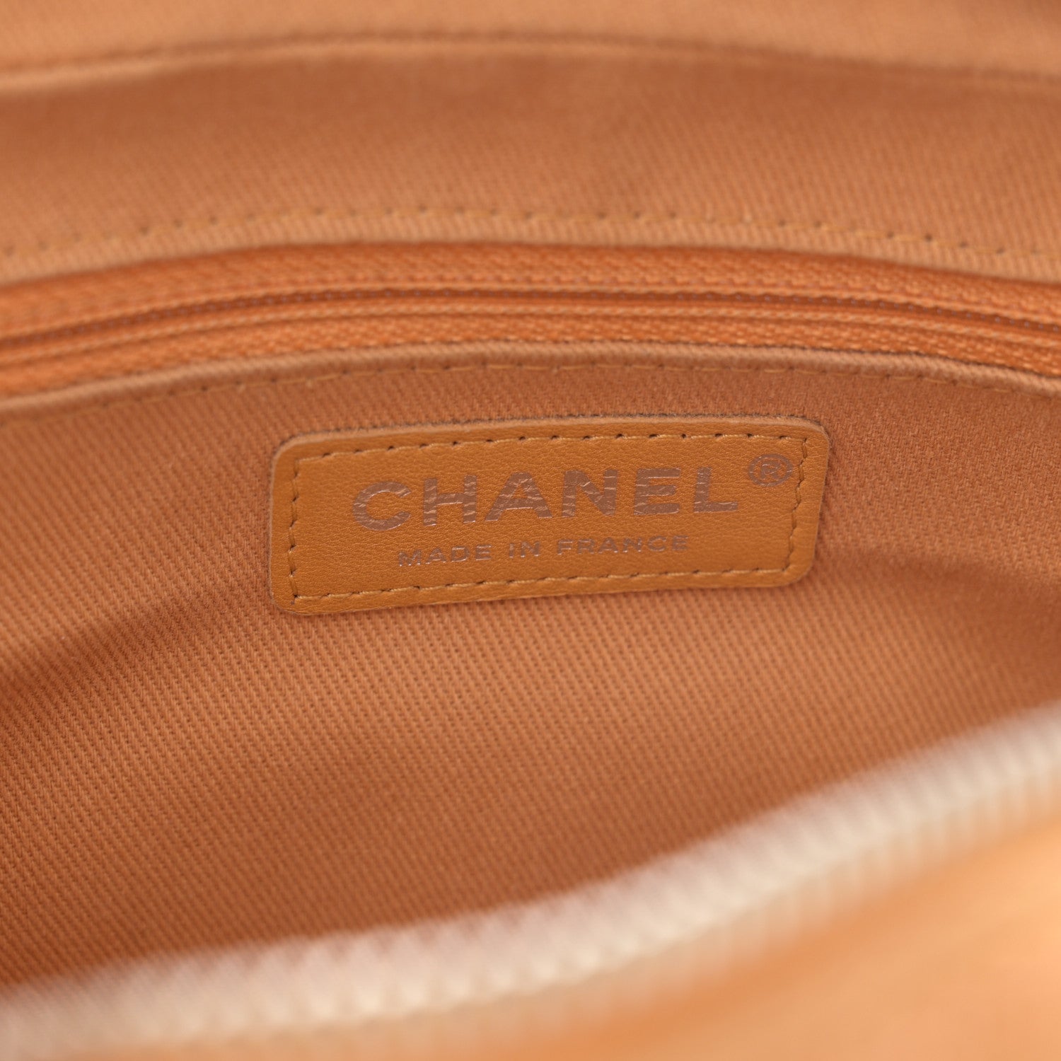 Chanel Caviar Quilted Medium Casual Journey Flap Dark Beige 6 of 10