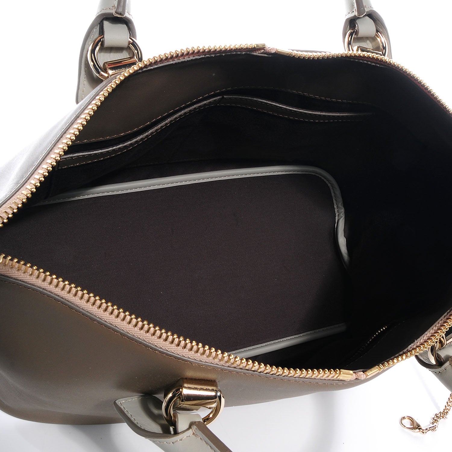 Chloe Calfskin Small Baylee Tote Pearl Grey 5 of 8