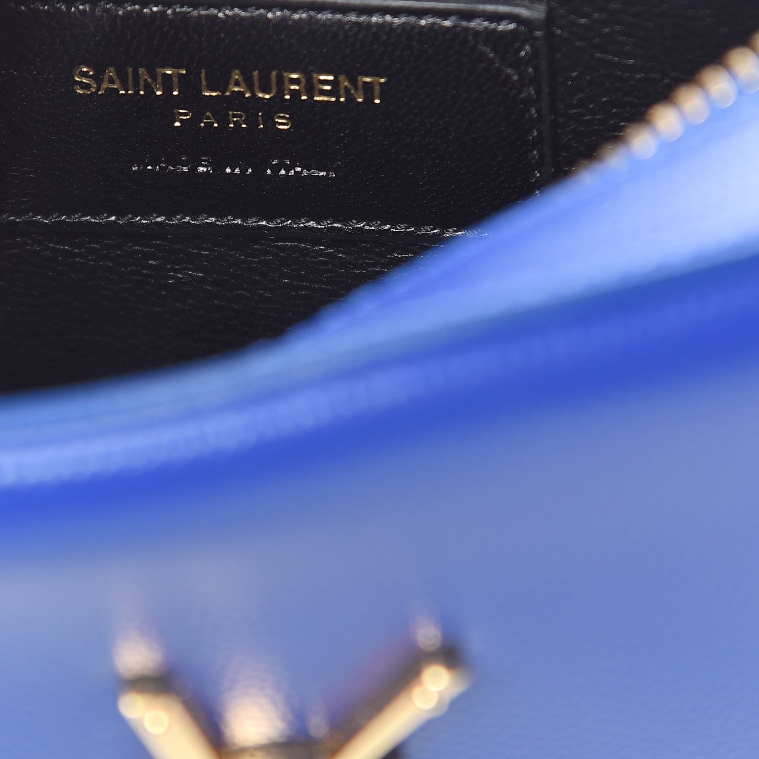 Saint Laurent Grain De Poudre Small Classic Monogram Camera Bag Blue Majorelle 6 of 9