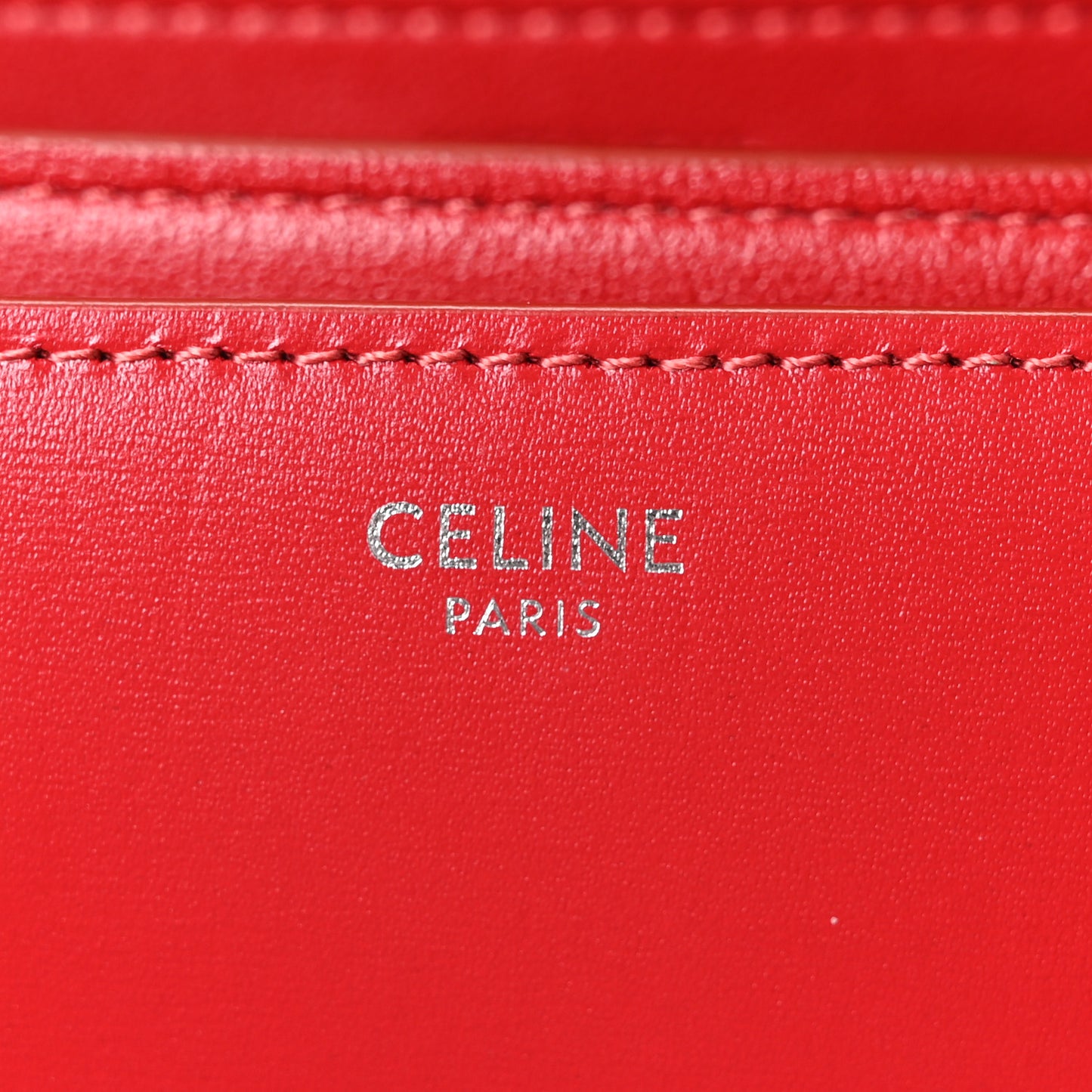 Box Calfskin Medium Classic Box Flap Bag Red