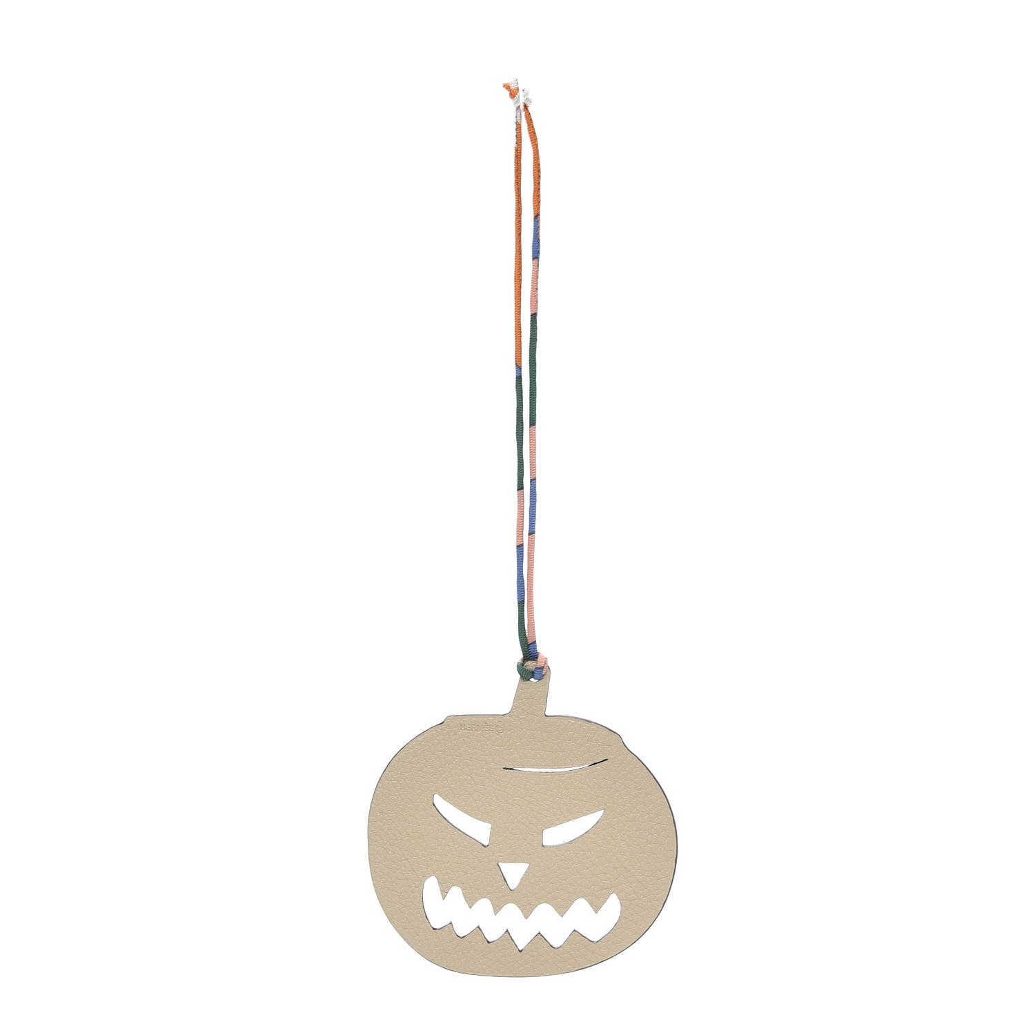 Hermes Epsom Togo Petit H Pumpkin Bag Charm Bleu de Malte Craie 2 of 5