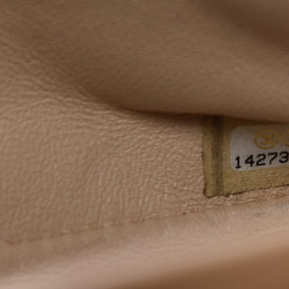 Chanel Caviar Quilted Jumbo Single Flap Beige Clair 7 of 24