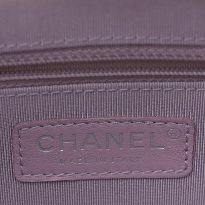 Chanel Tweed PVC Patent Chevron Quilted Medium Gabrielle Hobo White 6 of 11