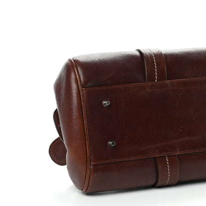 Christian Dior Grained Calfskin Romantic Flowers Frame Satchel Brown 8 of 10