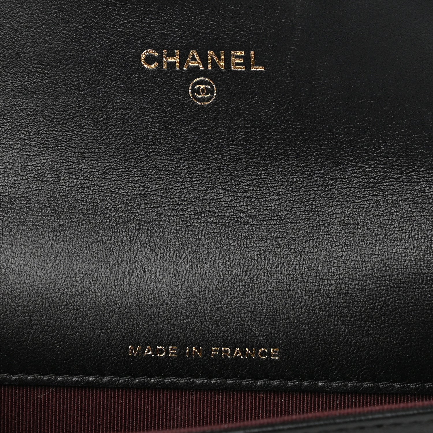 Chanel Lambskin Quilted Flap Card Holder Wallet Black 6 of 9