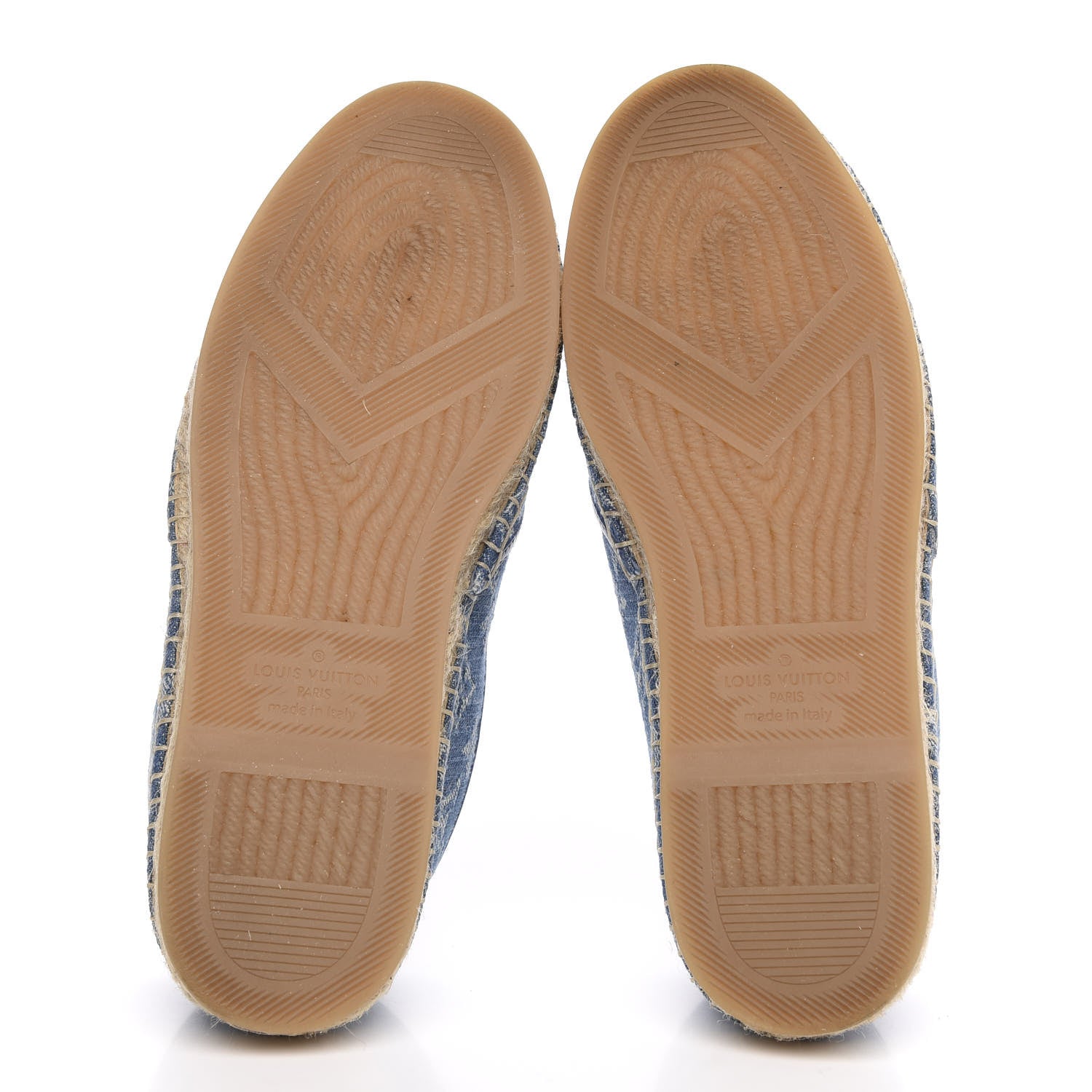 Louis Vuitton Monogram Denim Mens Bidart Espadrilles 5 Blue 5 of 9