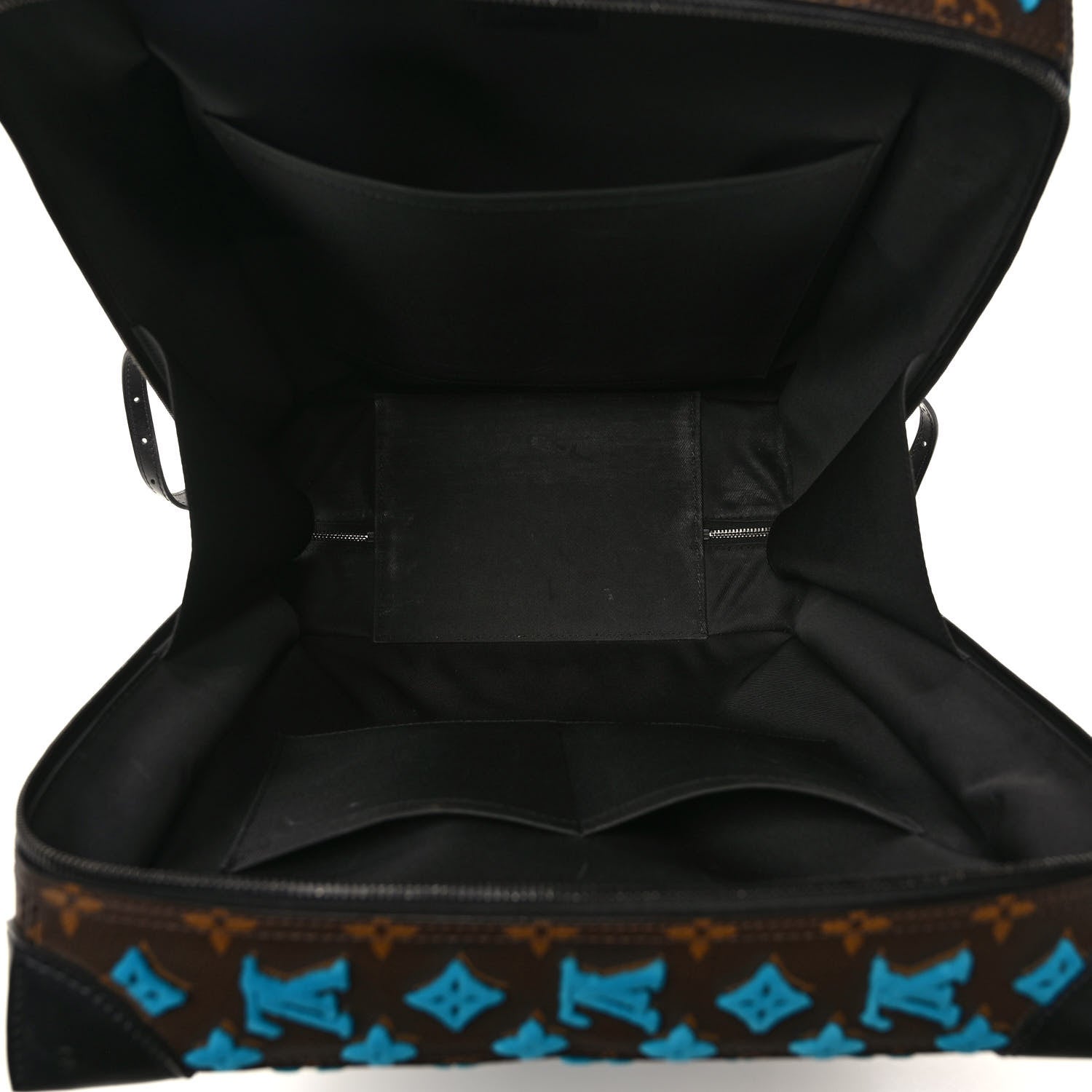 Louis Vuitton Monogram Tuffetage Soft Trunk Backpack PM Turquoise 5 of 9