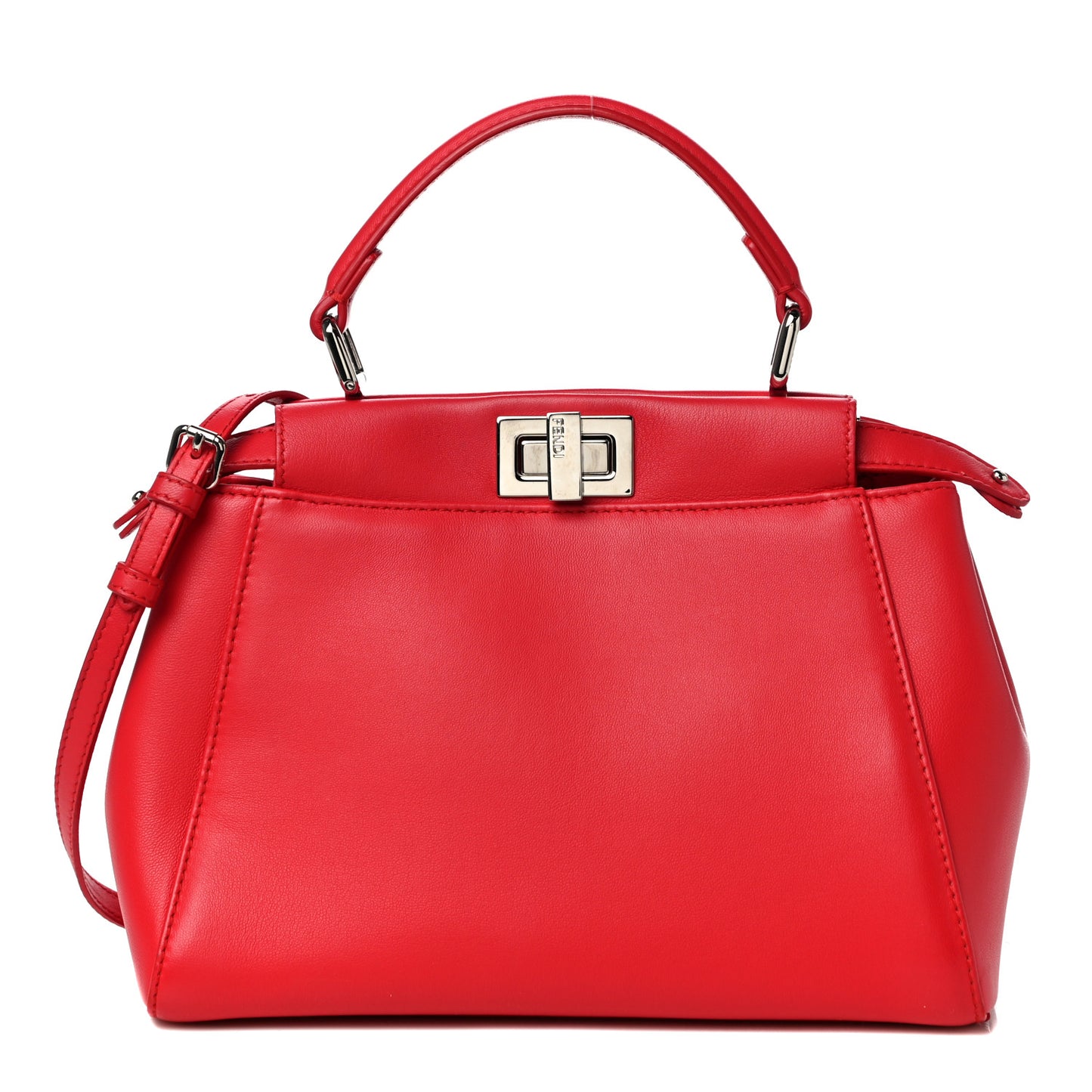 Nappa Mini Peekaboo Iconic Satchel Fiamma