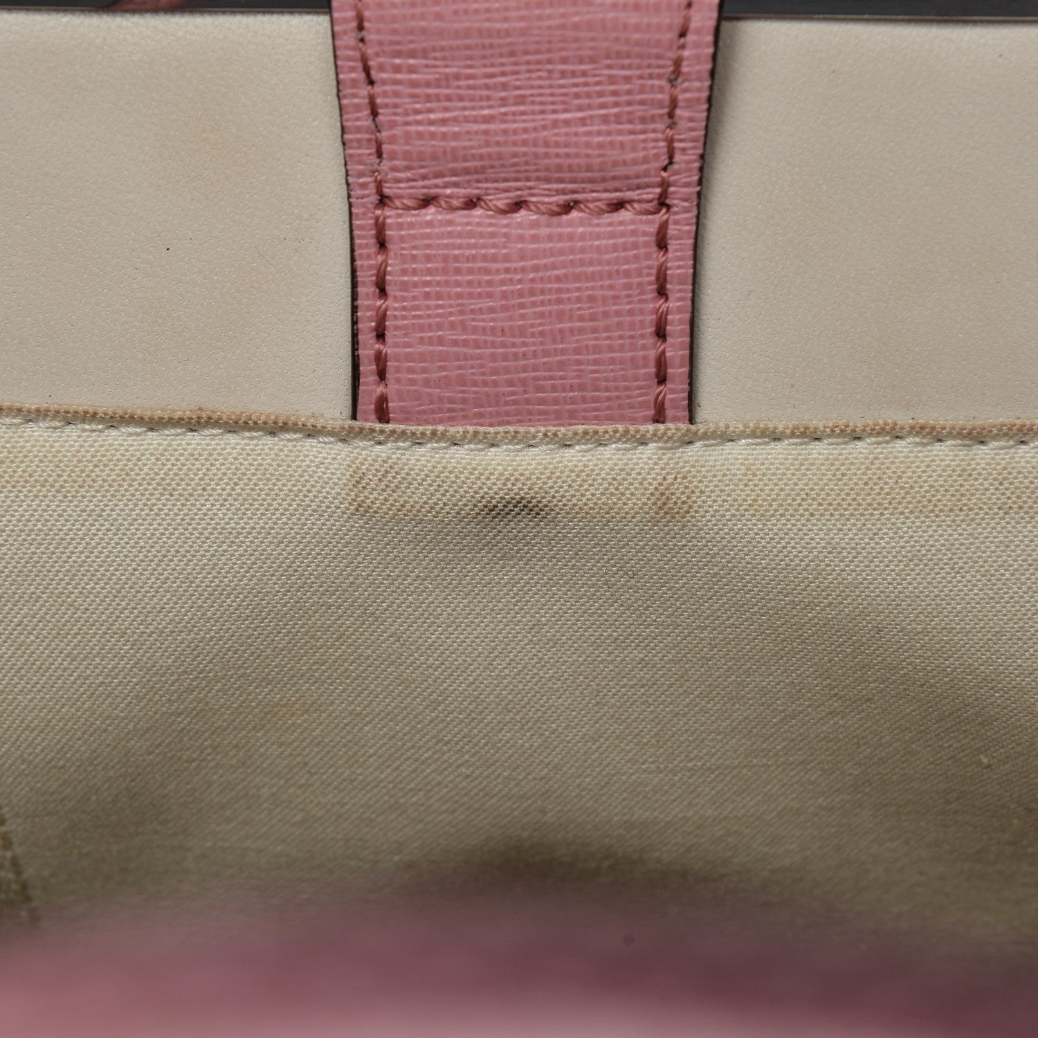 Fendi Vitello Elite Flamingo Mink Monster Charm Petite 2Jours Tote Pink Multicolor 8 of 16
