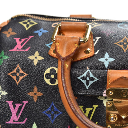 Louis Vuitton Monogram Multicolor Speedy 30 Black 13 of 17