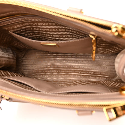 Prada Saffiano Lux Large Galleria Double Zip Tote Cammeo 5 of 15