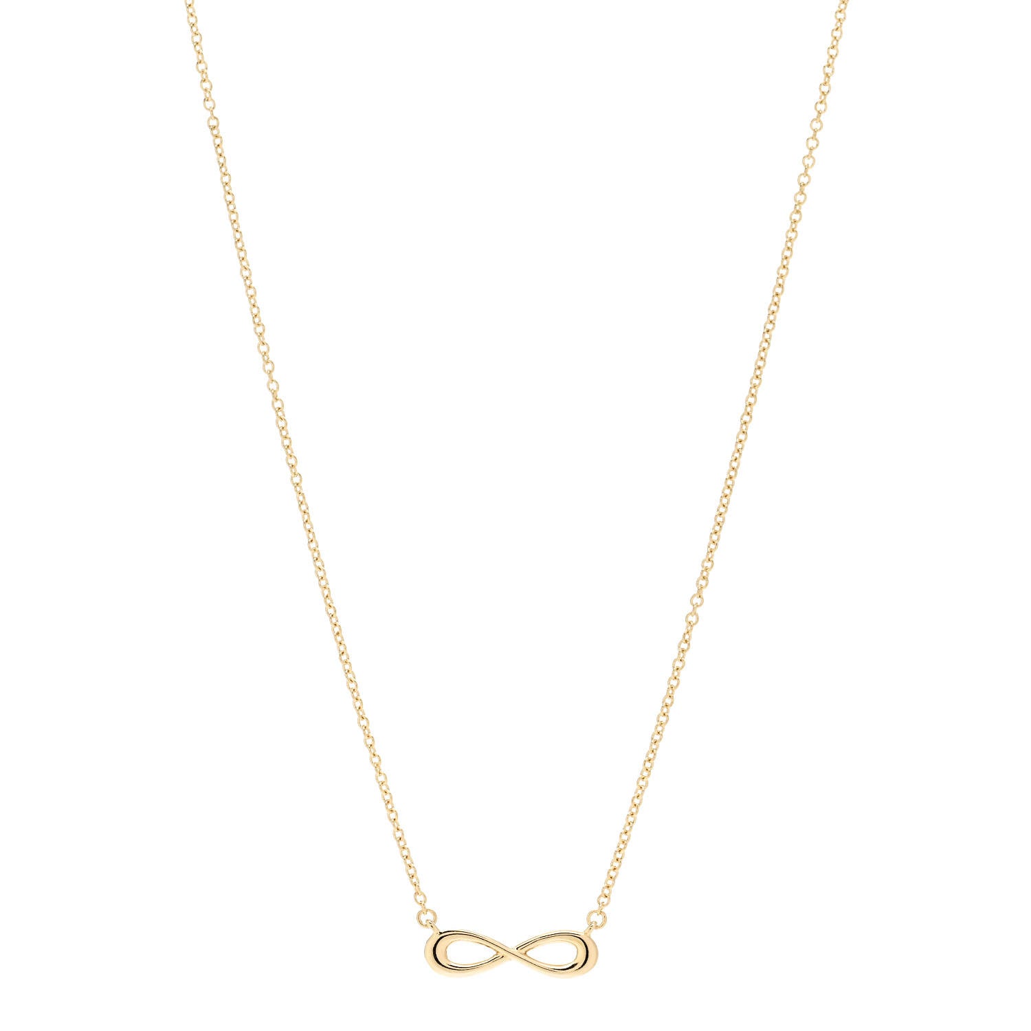 Tiffany 18K Yellow Gold Infinity Pendant Necklace 1 of 5
