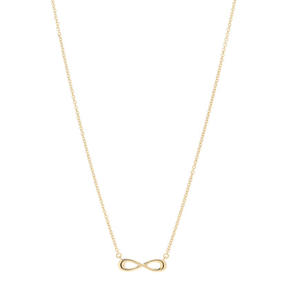 Tiffany 18K Yellow Gold Infinity Pendant Necklace 1 of 5