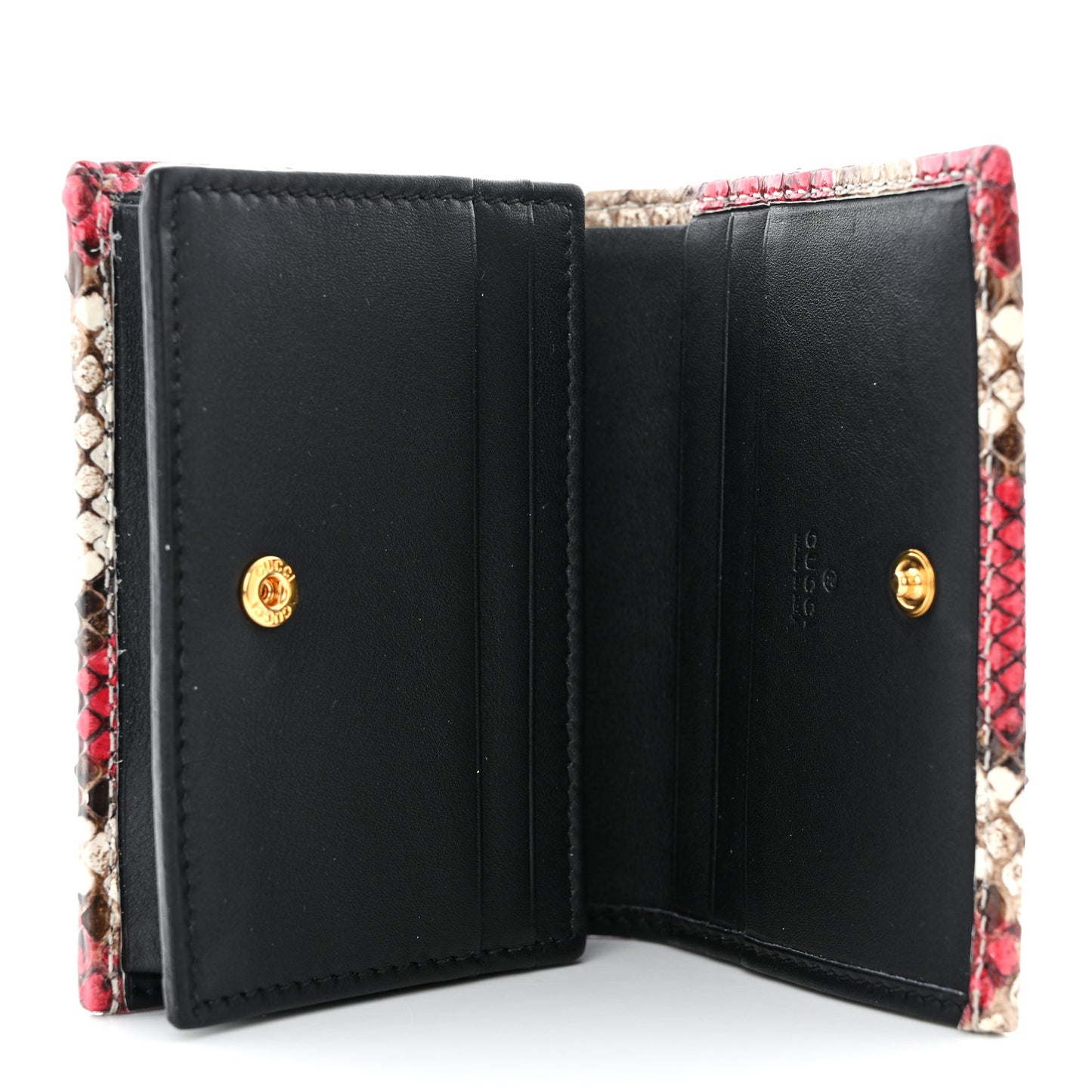 Snakeskin GG Marmont Card Case