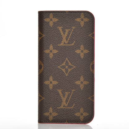 Louis Vuitton Monogram iPhone 7 Folio Case Pink 1 of 7
