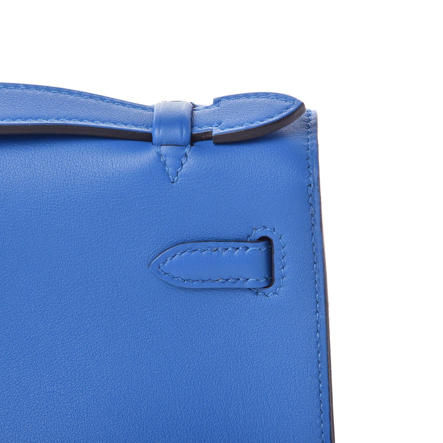 Hermes Swift Kelly Pochette Clutch Bleu Zellige 15 of 23