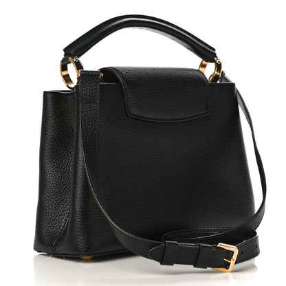 Louis Vuitton Taurillon Capucines BB Black 3 of 10