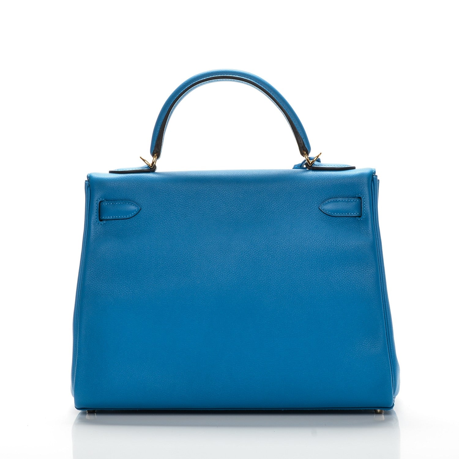 Hermes Evercolor Kelly Retourne 32 Bleu Hydra 4 of 26