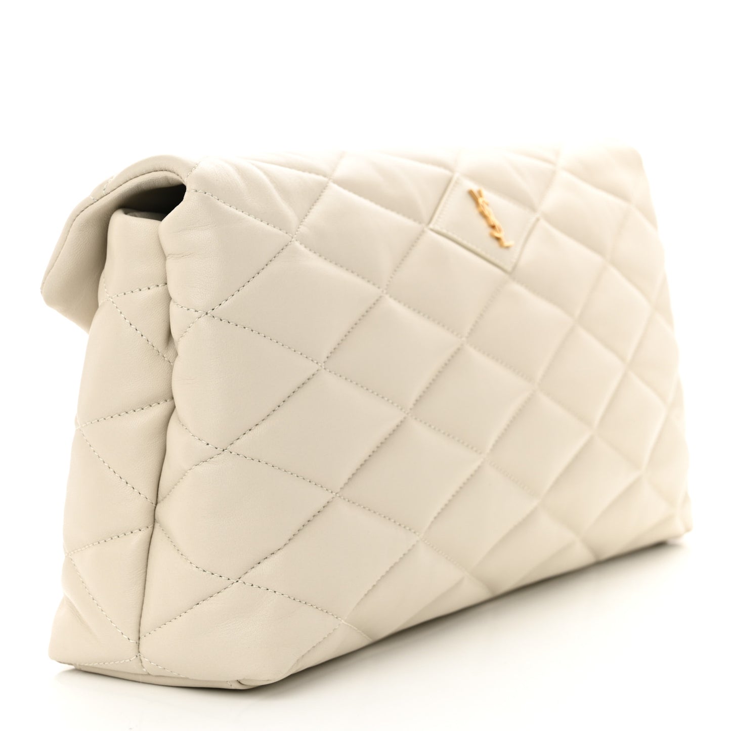 Lambskin Quilted Sade Puffer Envelope Clutch