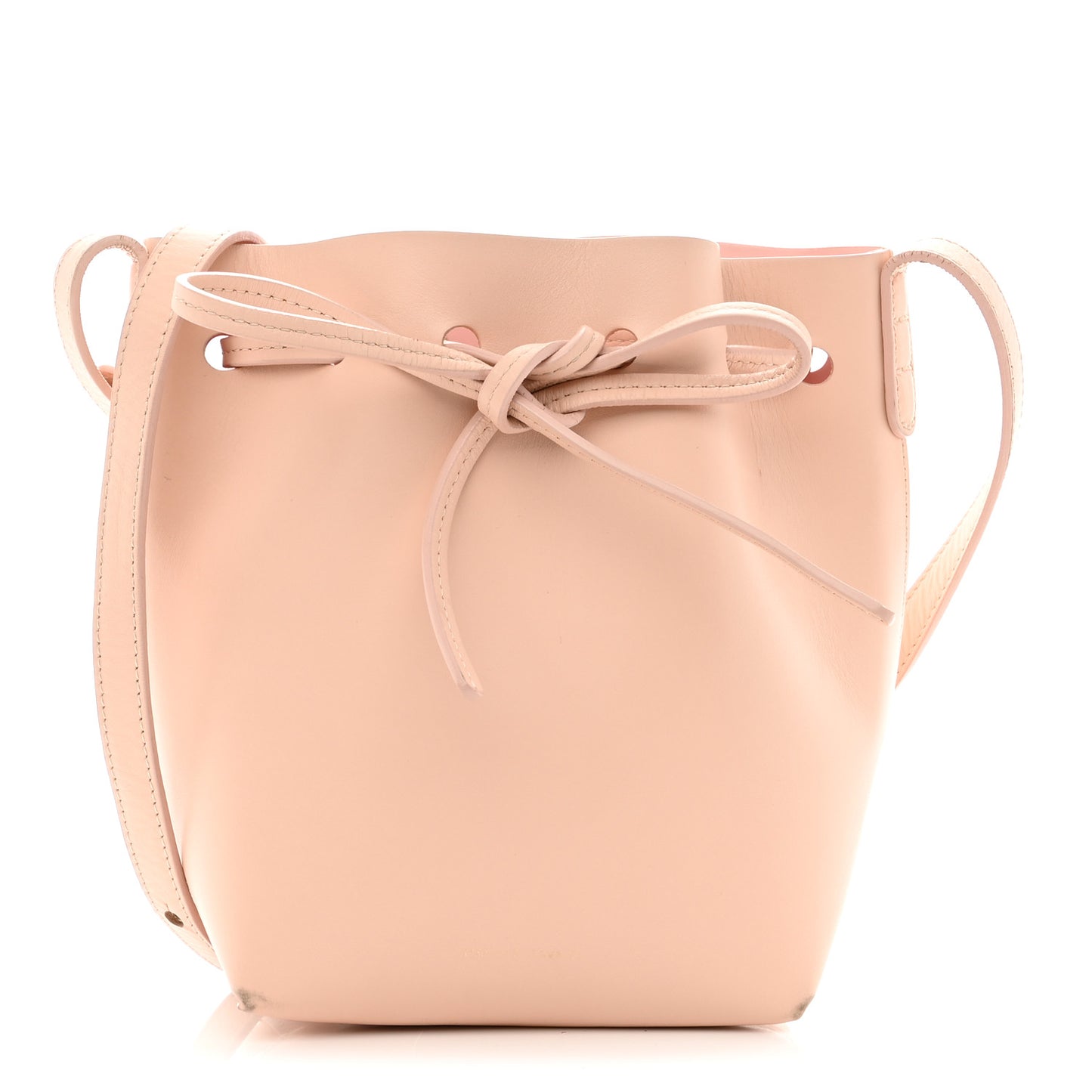 Calfskin Mini Mini Bucket Bag Rosa