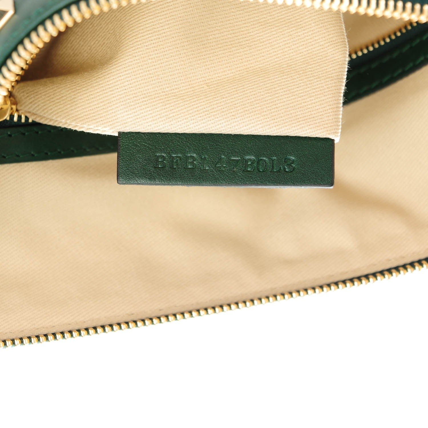 Valentino Garavani Vitello Large Rockstud Zip Wristlet Pouch Green 8 of 8