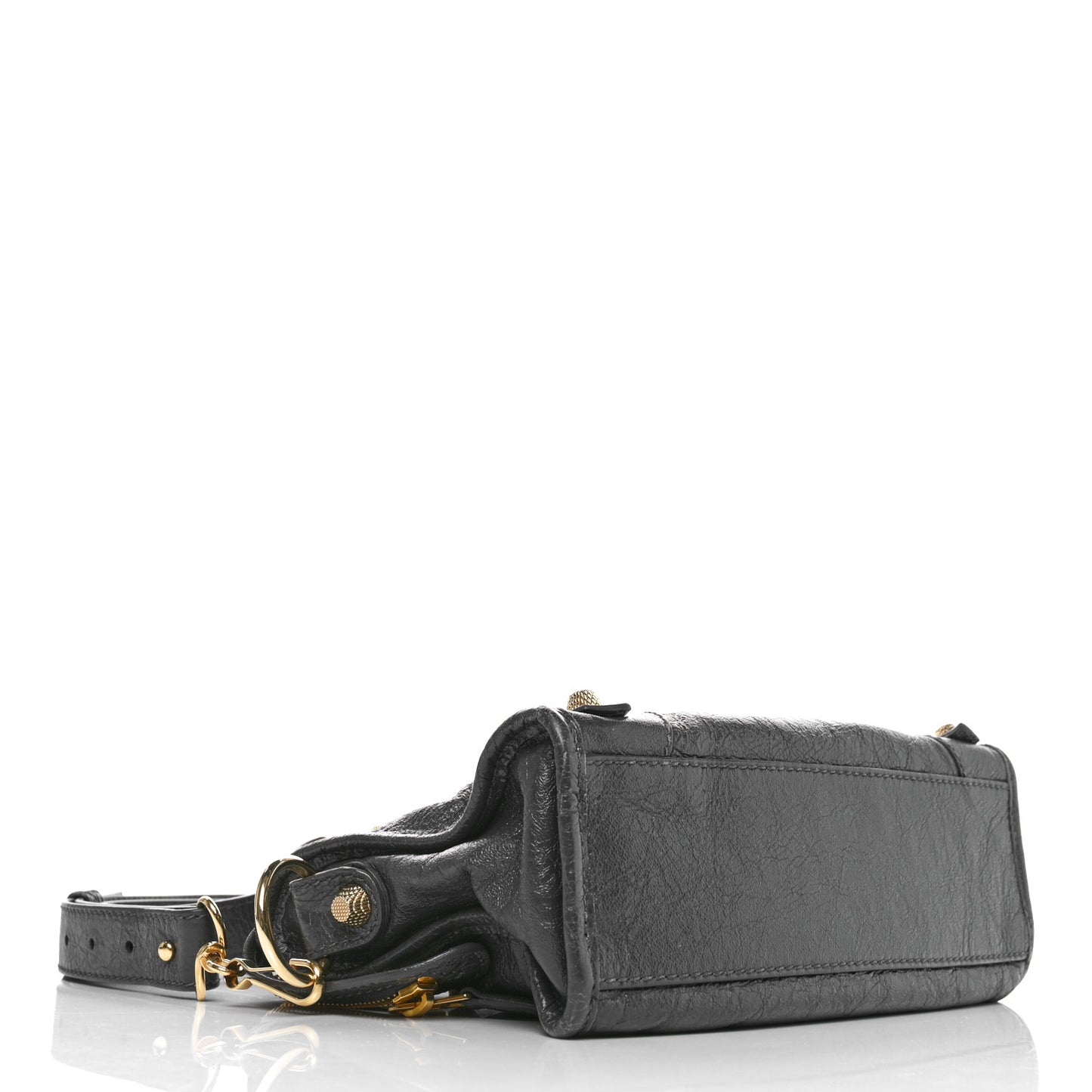 Agneau Giant 12 Gold Hardware Mini City Gris Fossile