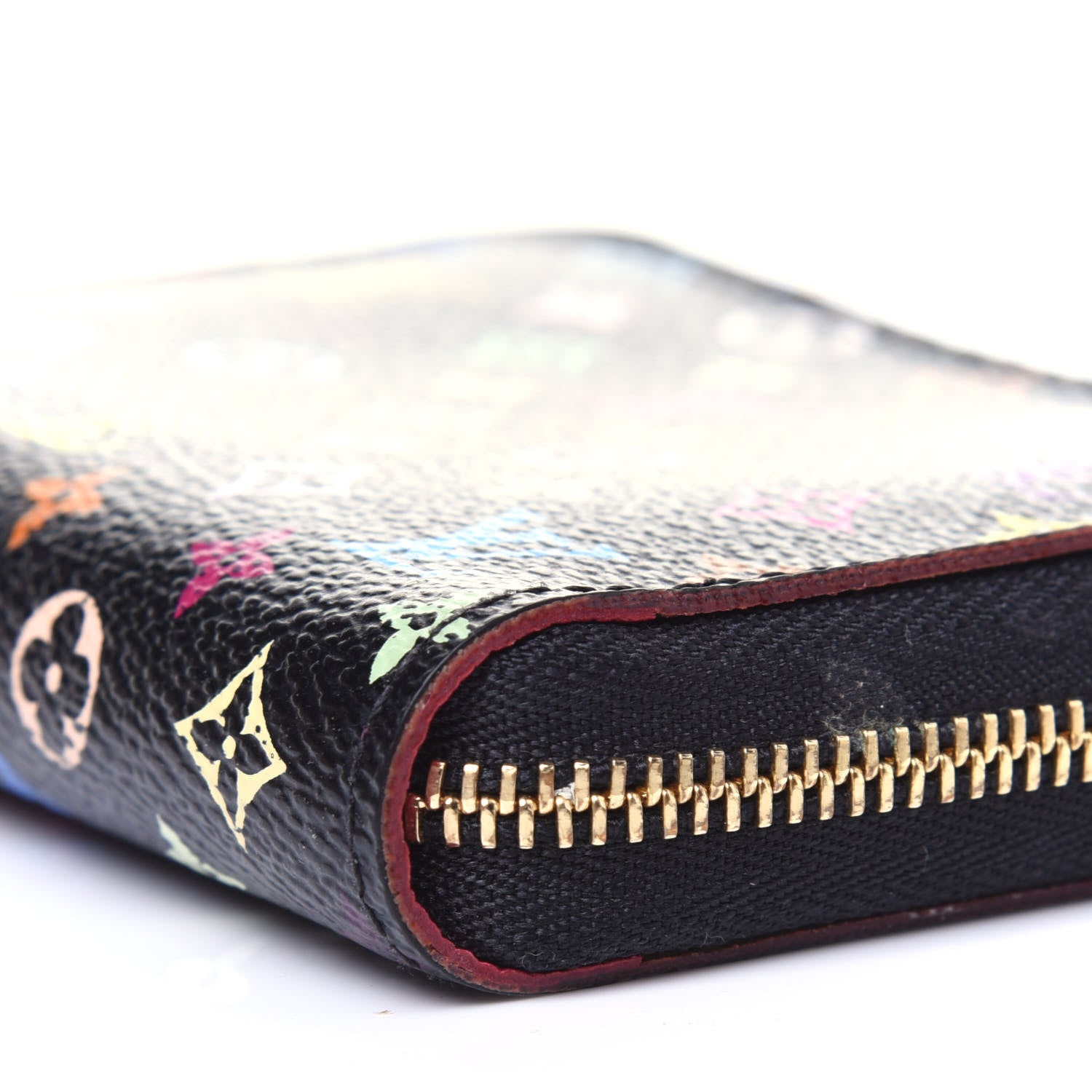 Louis Vuitton Monogram Multicolor Zippy Coin Purse Black Grenade 8 of 12