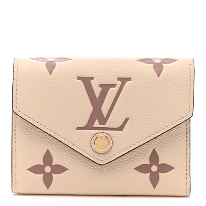 Louis Vuitton Empreinte Monogram Giant Victorine Wallet Creme Bois De Rose 1 of 6