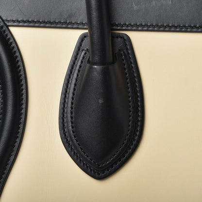 Celine Satin Calfskin Mini Tri-Color Luggage Seashell 9 of 14