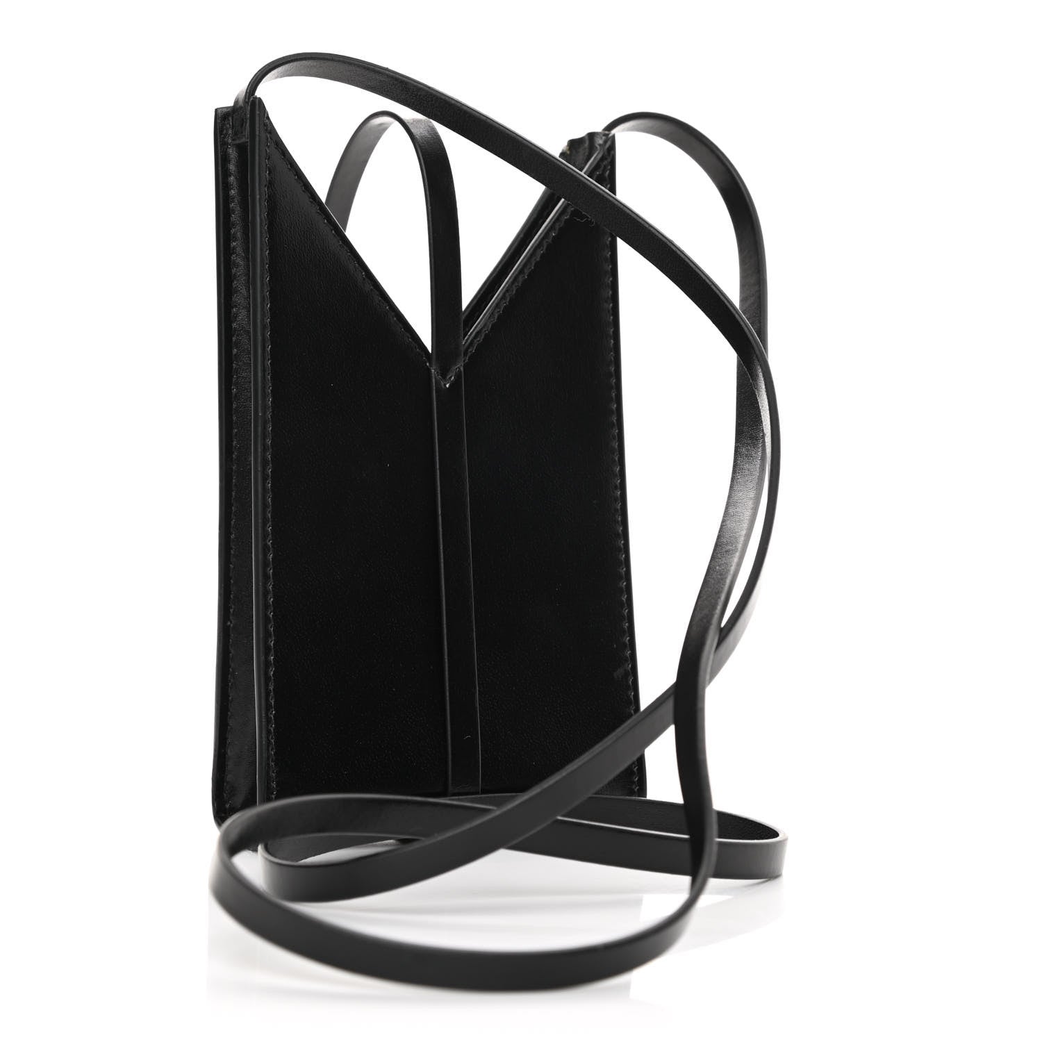 Givenchy Calfskin Mini Cut Out Phone Crossbody Pouch Black 3 of 9