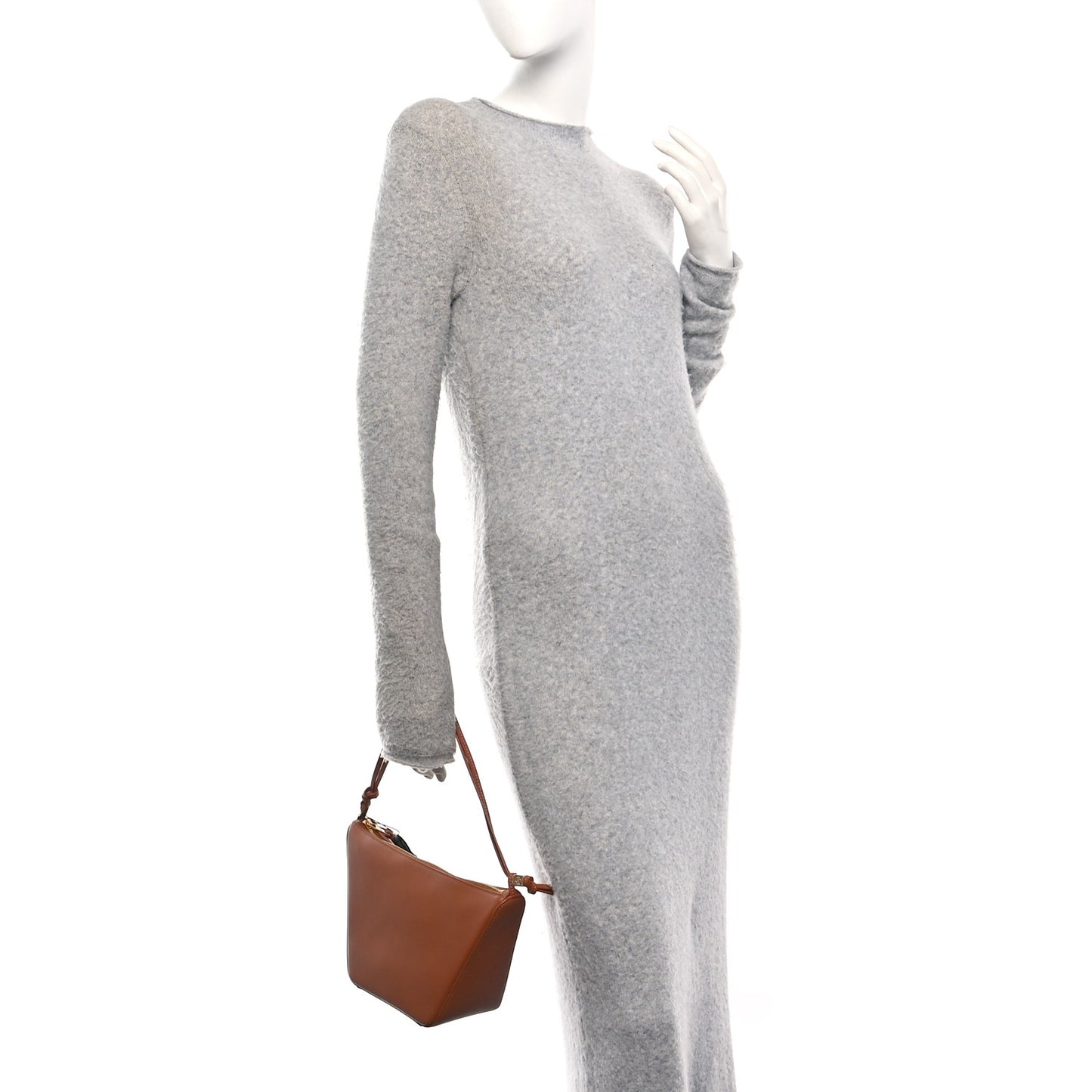 Calfskin Mini Hammock Hobo Tan