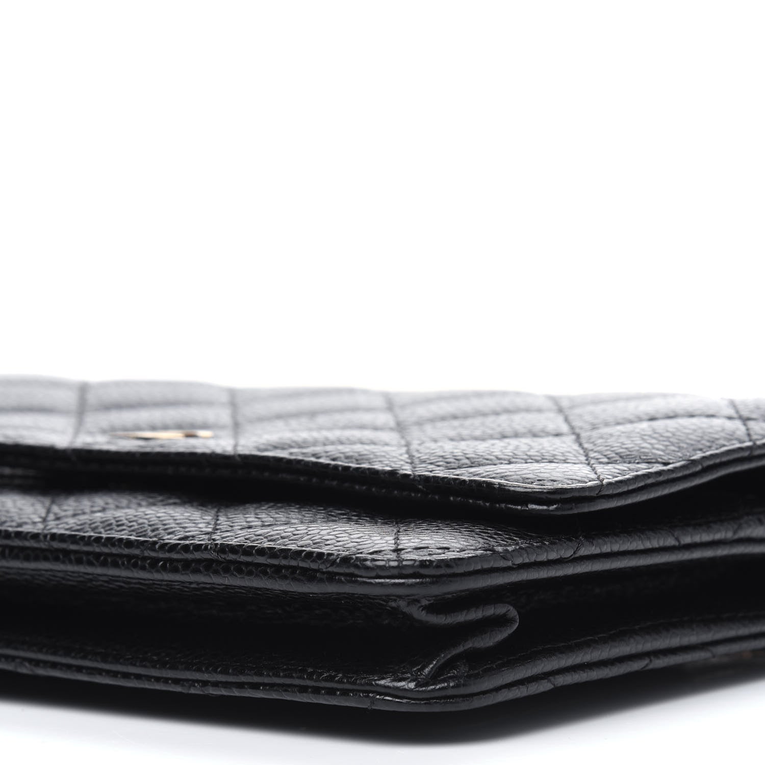 Chanel Caviar Quilted Wallet On Chain WOC Black 10 of 12