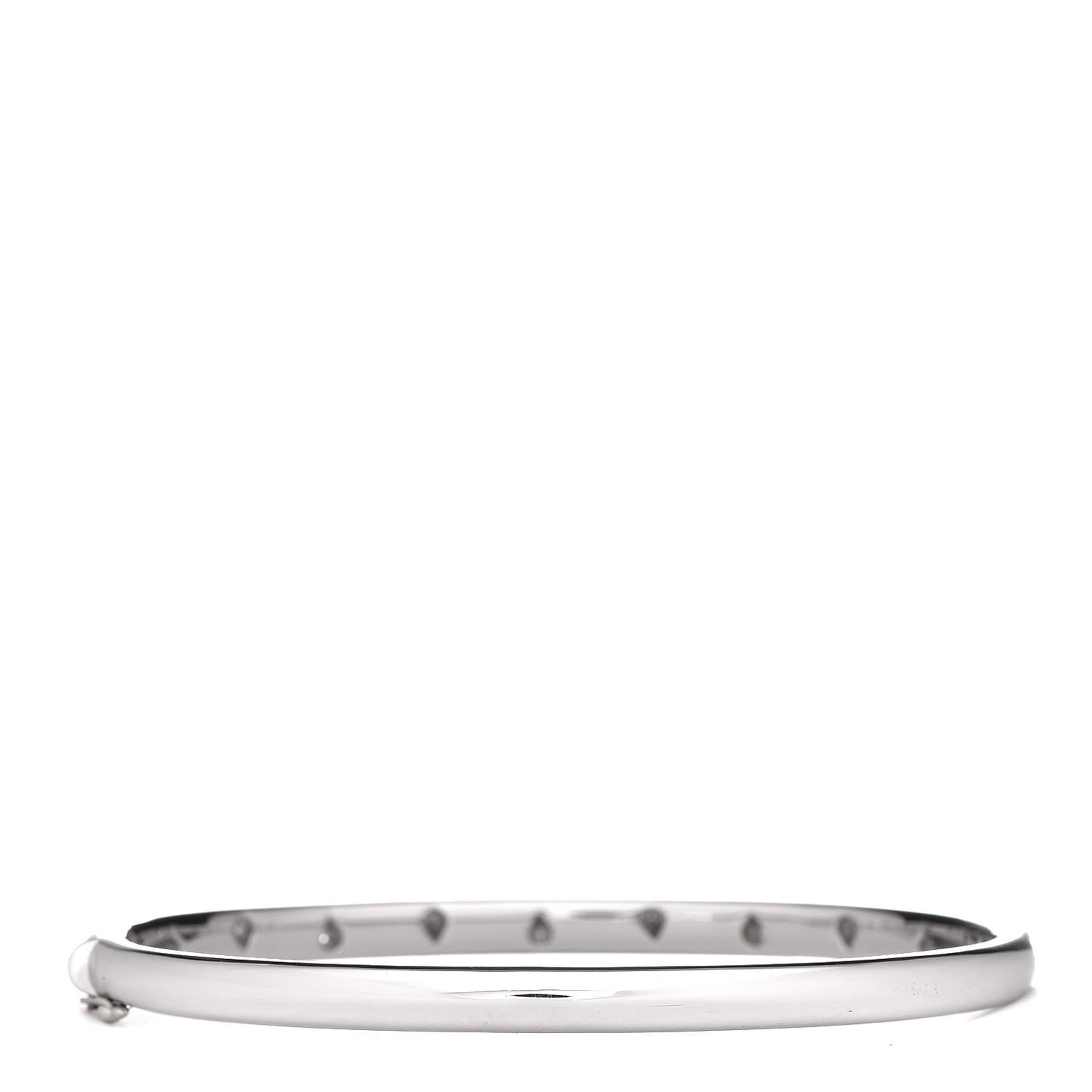 Platinum Diamond 4.5mm Etoile Bangle Bracelet