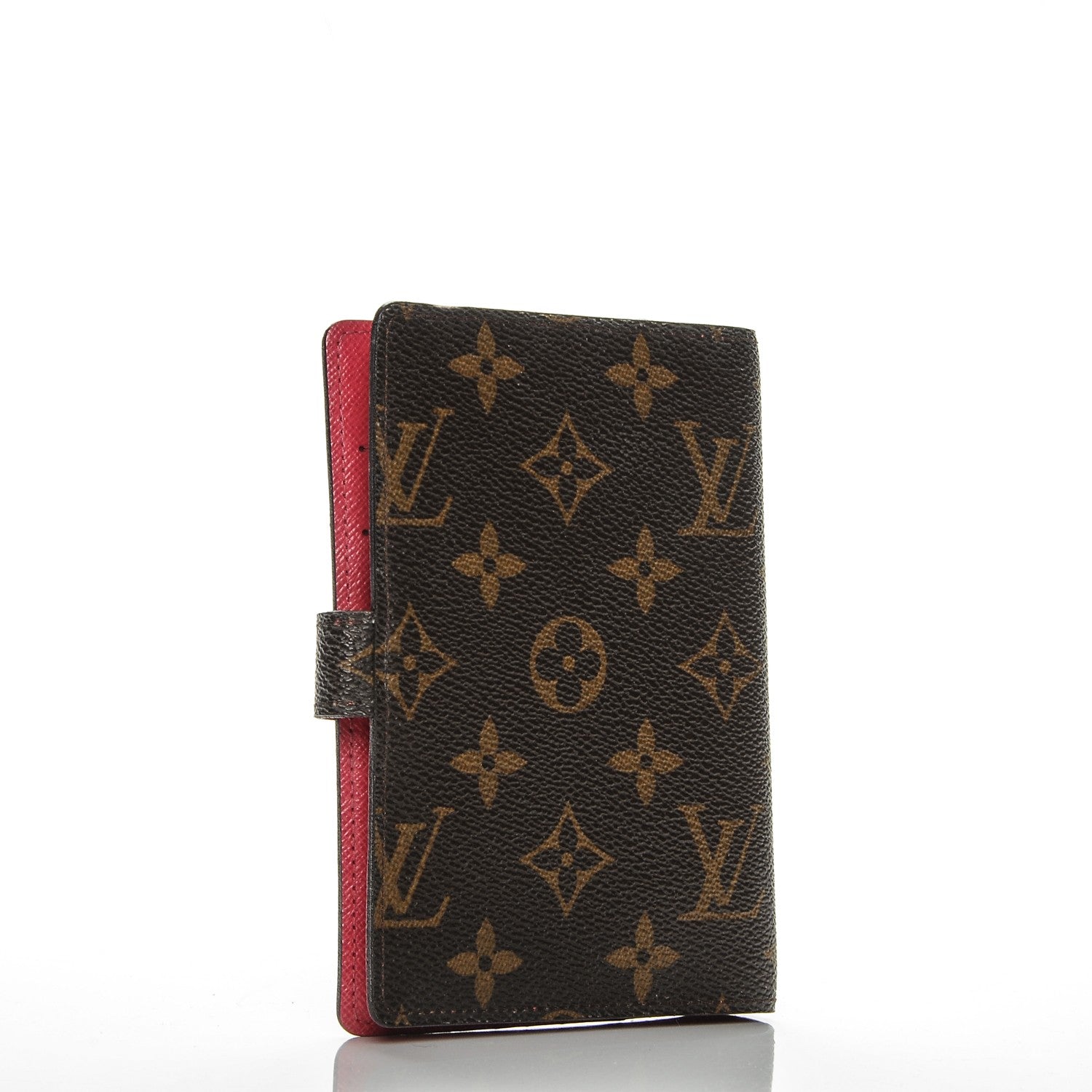 Louis Vuitton Monogram My LV Heritage Small Ring Agenda Cover Fuchsia Yellow 3 of 6