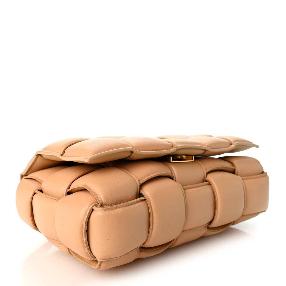Bottega Veneta Nappa Maxi Intreccio Padded Cassette Crossbody Bag Almond 4 of 10