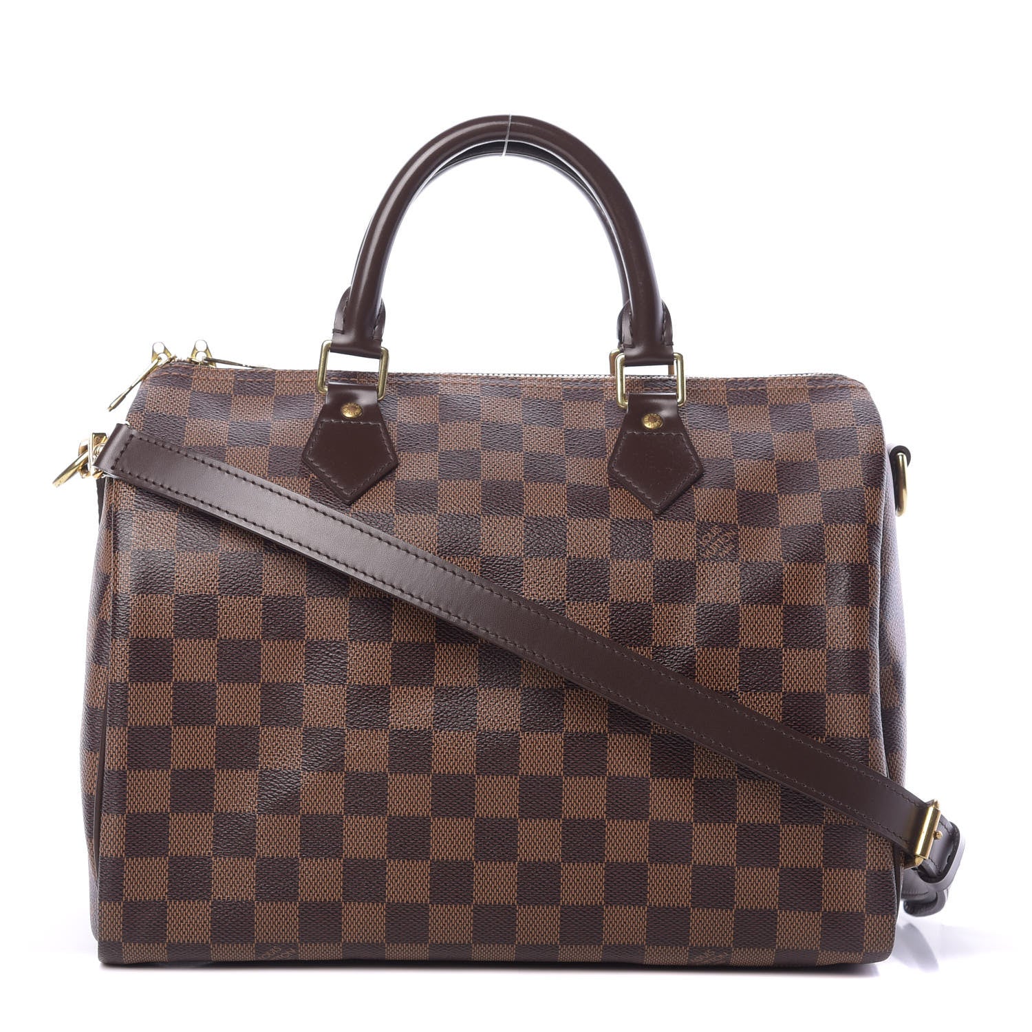 Louis Vuitton Damier Ebene Speedy Bandouliere 30 1 of 10