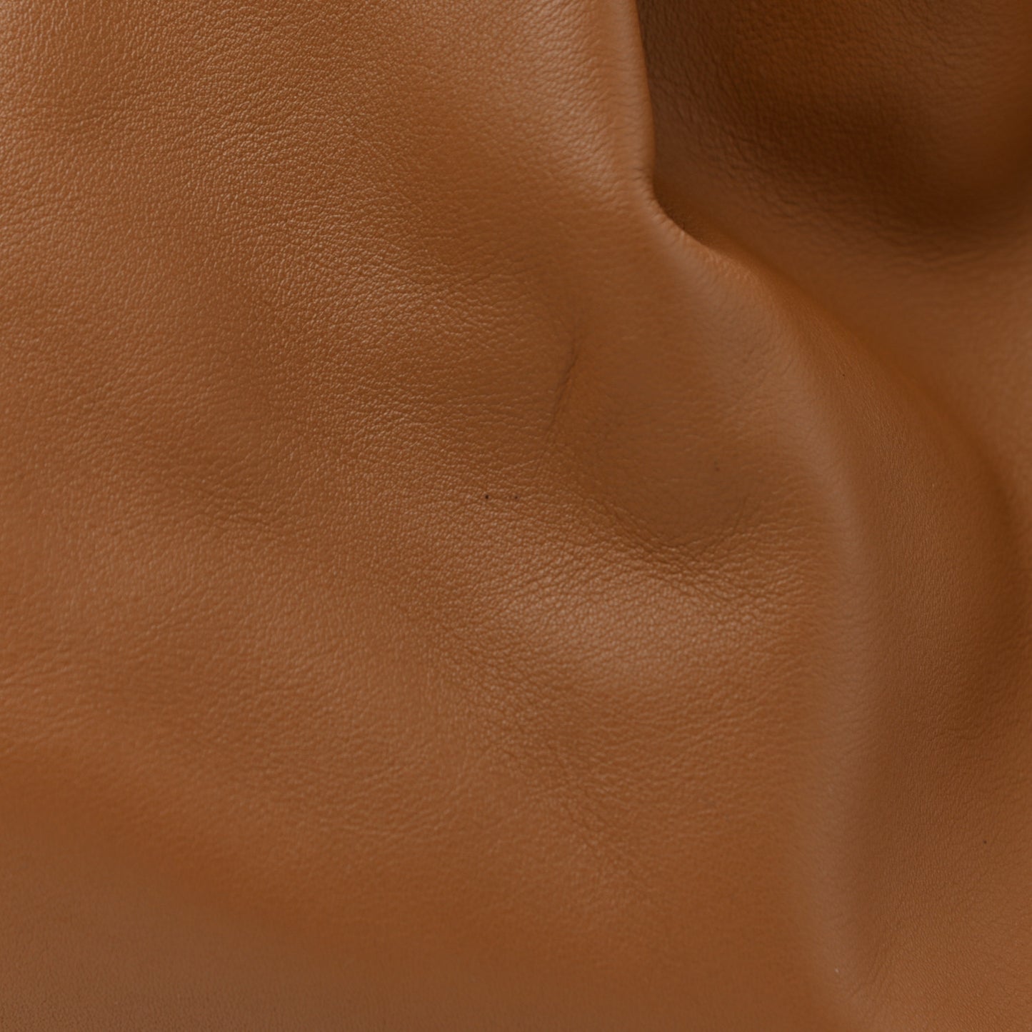 Smooth Butter Calf The Pouch Oversized Clutch Cammello