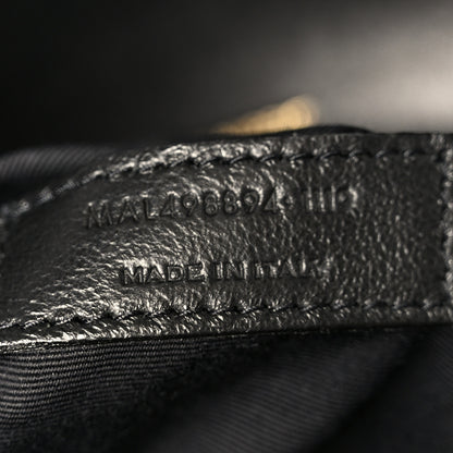 Saint Laurent Lambskin Matelasse Monogram Medium Niki Chain Satchel Black 8 of 11