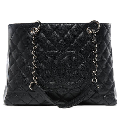 Chanel Caviar Grand Shopping Tote GST Black 1 of 7