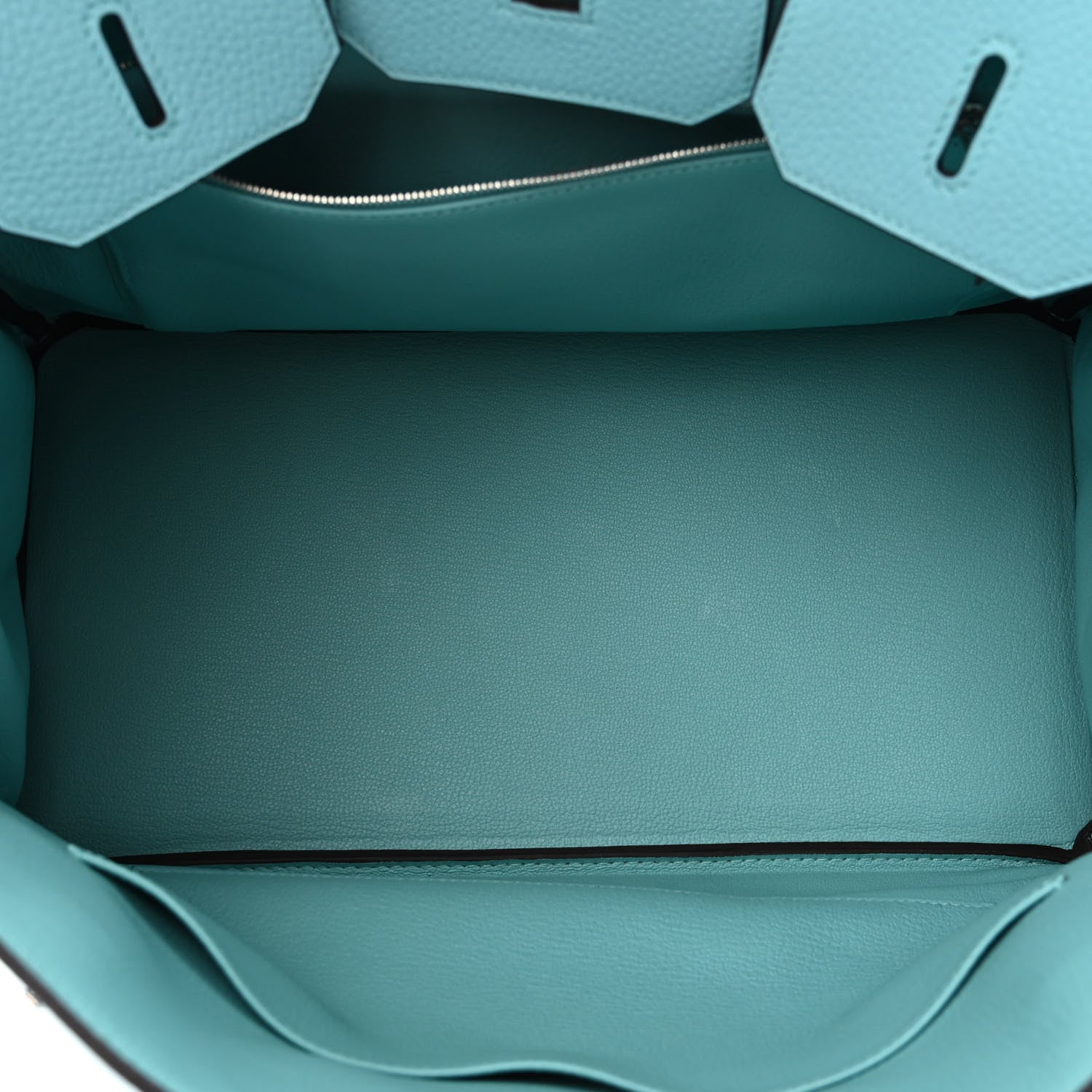 Hermes Taurillon Clemence BIRKIN 35 Bleu Atoll 5 of 10