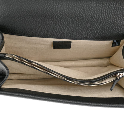 Gucci Pebbled Calfskin Small Dionysus Shoulder Bag Black 5 of 13