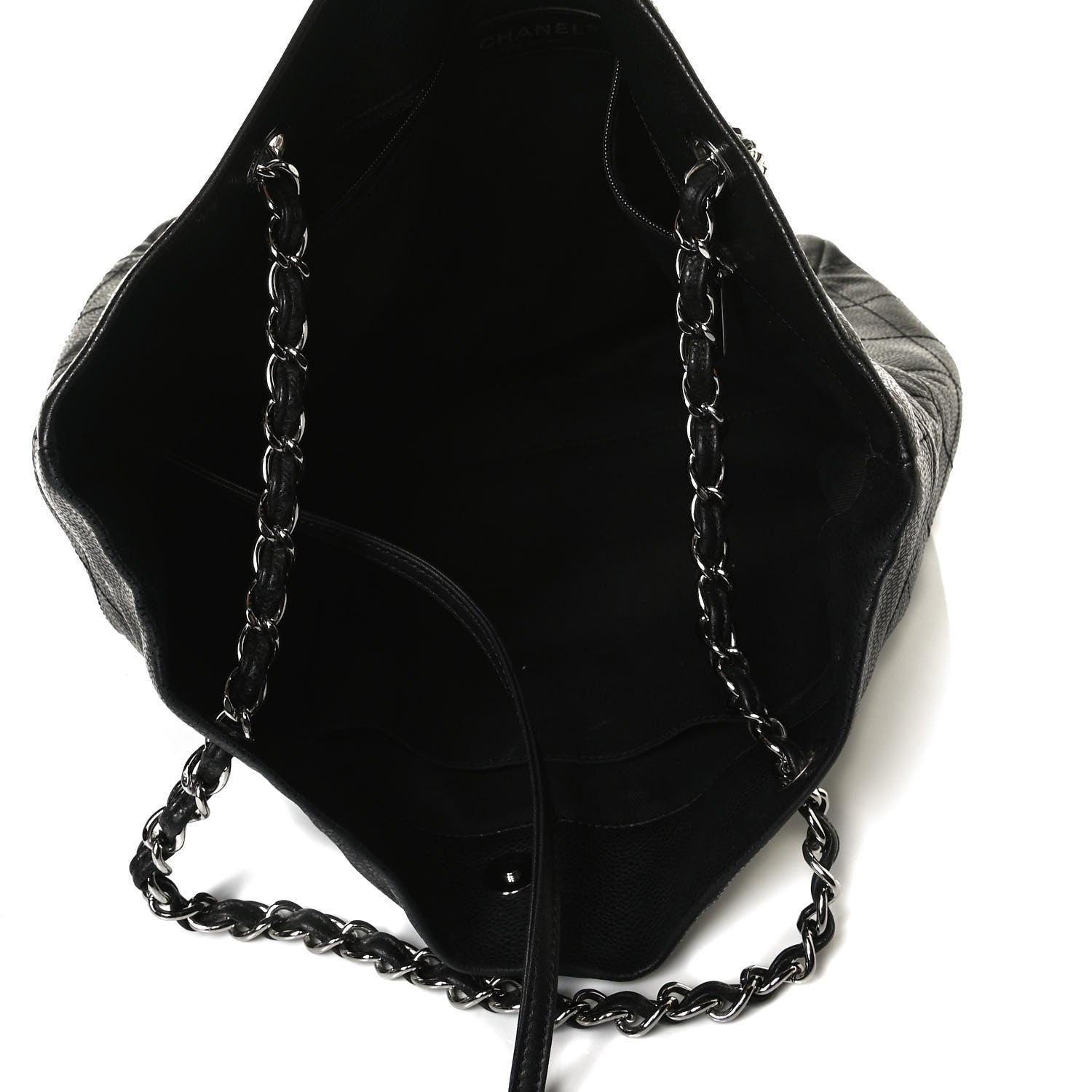 Chanel Soft Caviar Large Timeless CC Shopping Tote Black 5 of 19