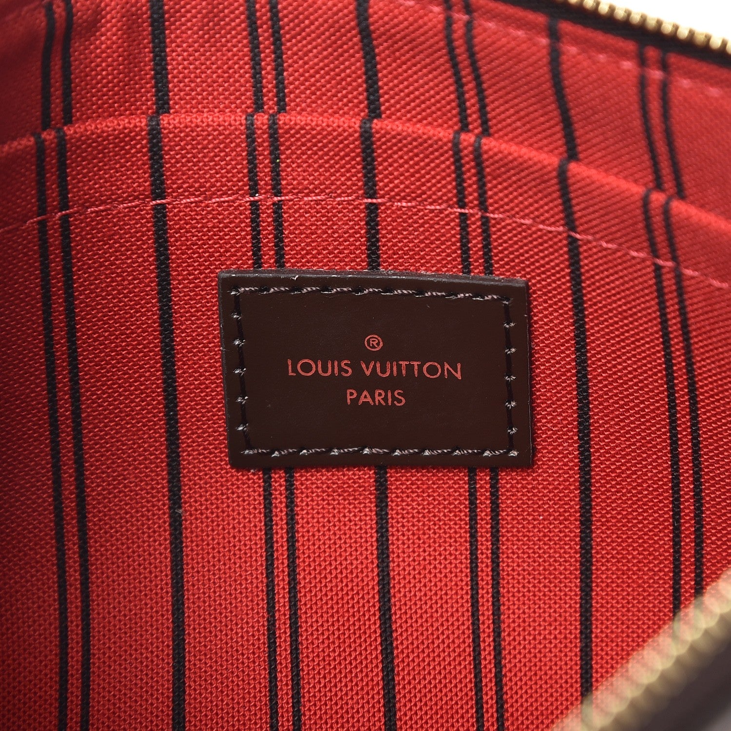 Louis Vuitton Damier Ebene Neverfull MM GM Pochette 6 of 9